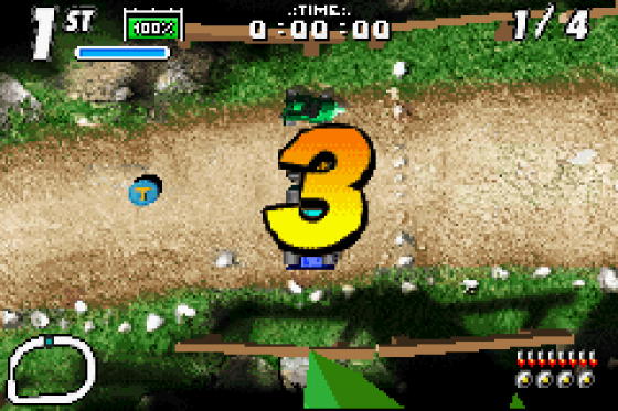 Karnaaj Rally Screenshot 5 (Game Boy Advance)