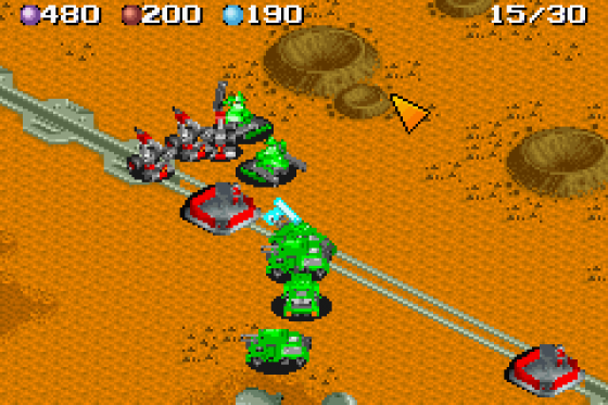 Mech Platoon Screenshot 12 (Game Boy Advance)