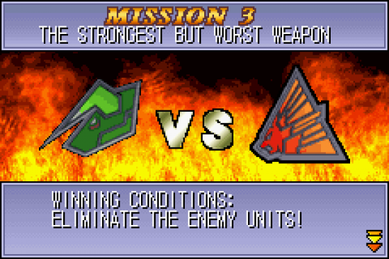 Mech Platoon Screenshot 16 (Game Boy Advance)