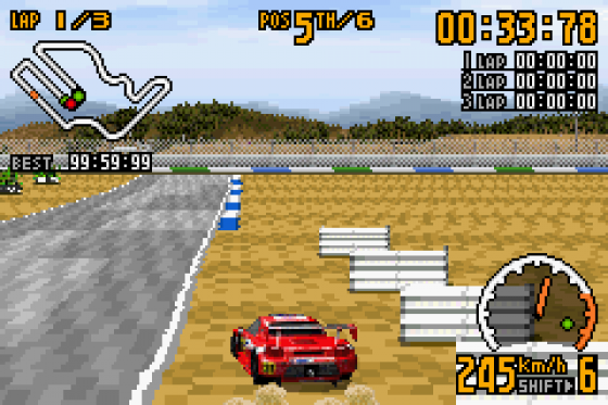 Top Gear GT Championship Screenshot 5 (Game Boy Advance)