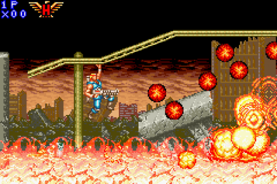 Contra Advance: The Alien Wars Ex Screenshot 7 (Game Boy Advance)