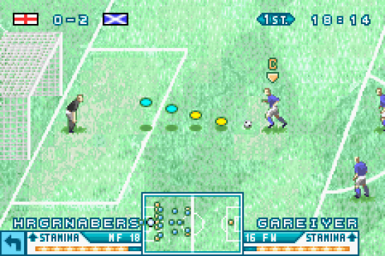 International Superstar Soccer Advance Screenshot 18 (Game Boy Advance)