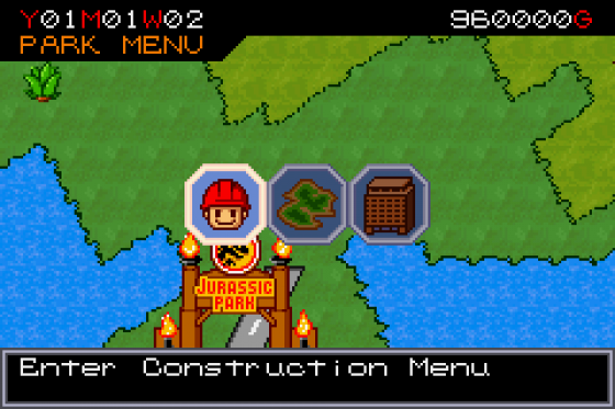 Jurassic Park III: Park Builder Screenshot 9 (Game Boy Advance)