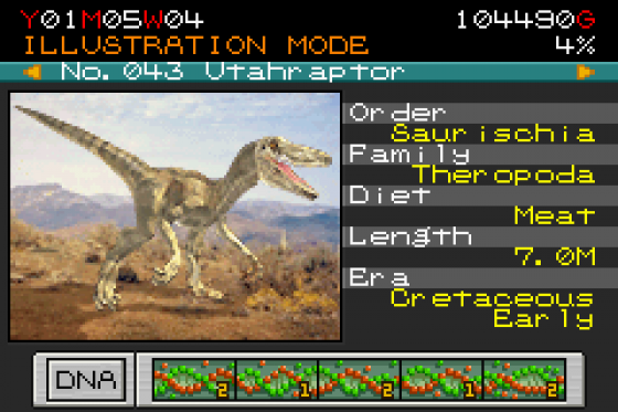 Jurassic Park III: Park Builder Screenshot 15 (Game Boy Advance)