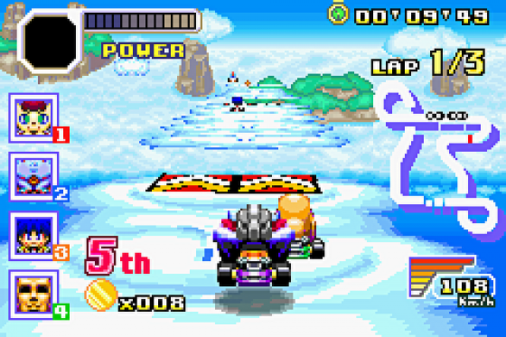 Konami Krazy Racers Screenshot 8 (Game Boy Advance)