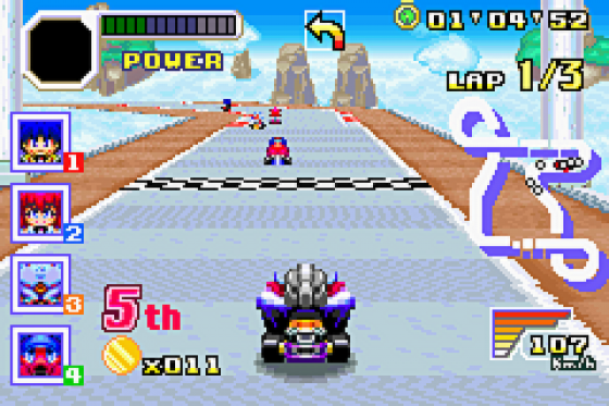 Konami Krazy Racers Screenshot 9 (Game Boy Advance)