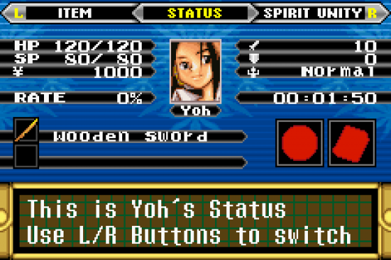 Shaman King: Master of Spirits Screenshot 10 (Game Boy Advance)