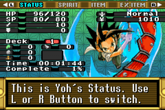 Shaman King: Master of Spirits 2 Screenshot 7 (Game Boy Advance)