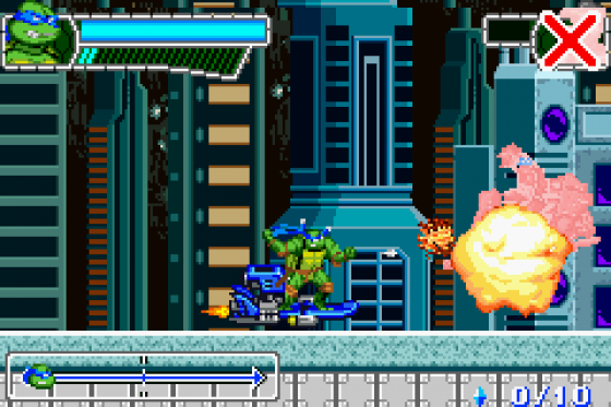 Teenage Mutant Ninja Turtles 2: Battle Nexus Screenshot 17 (Game Boy Advance)