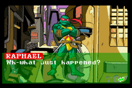 Teenage Mutant Ninja Turtles 2: Battle Nexus Screenshot 24 (Game Boy Advance)