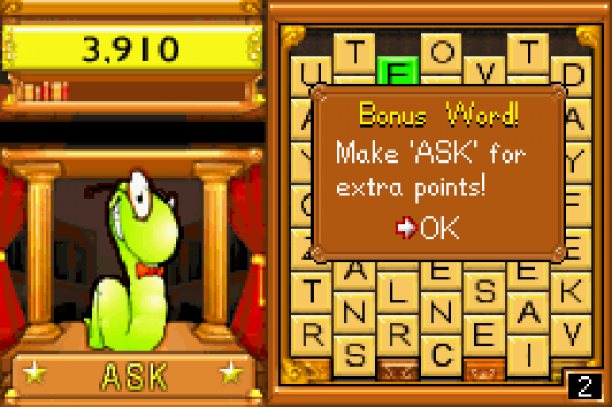 Bookworm Deluxe Screenshot 5 (Game Boy Advance)