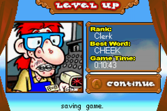 Bookworm Deluxe Screenshot 8 (Game Boy Advance)