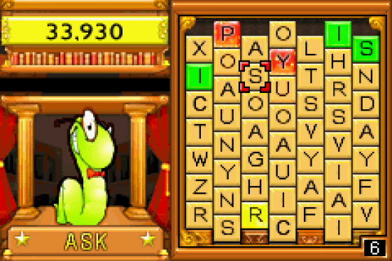 Bookworm Deluxe Screenshot 9 (Game Boy Advance)