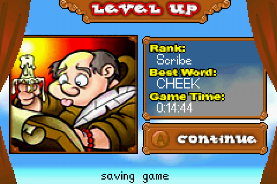 Bookworm Deluxe Screenshot 10 (Game Boy Advance)