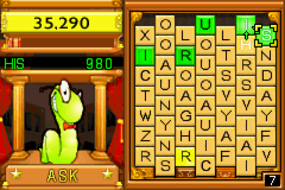 Bookworm Deluxe Screenshot 11 (Game Boy Advance)