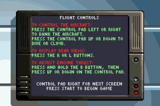 F24 Stealth Fighter Screenshot 30 (Game Boy Advance)