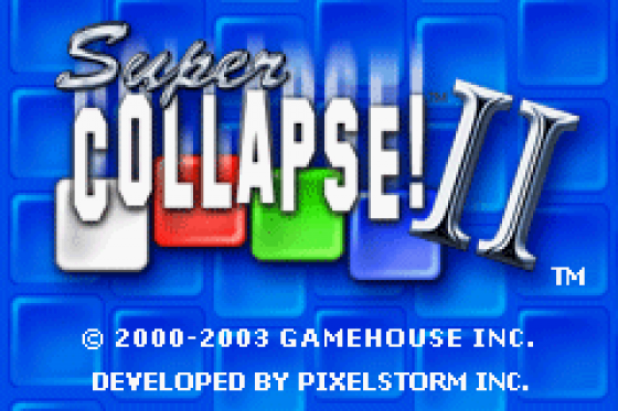 Super Collapse! II Screenshot 14 (Game Boy Advance)