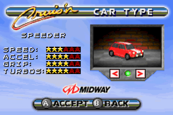 Cruis'n Velocity Screenshot 5 (Game Boy Advance)