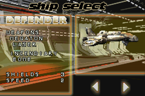 Defender Screenshot 7 (Game Boy Advance)