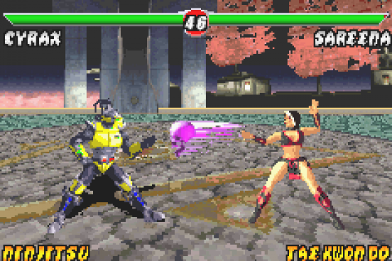 Mortal Kombat: Tournament Edition Screenshot 5 (Game Boy Advance)