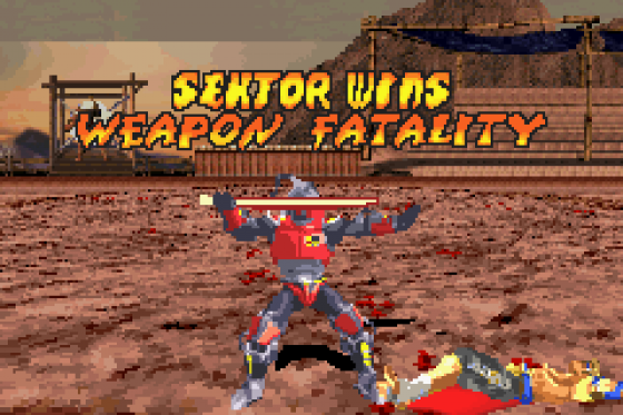 Mortal Kombat: Tournament Edition Screenshot 23 (Game Boy Advance)