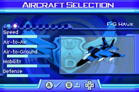 Ace Combat Advance Screenshot 21 (Game Boy Advance)