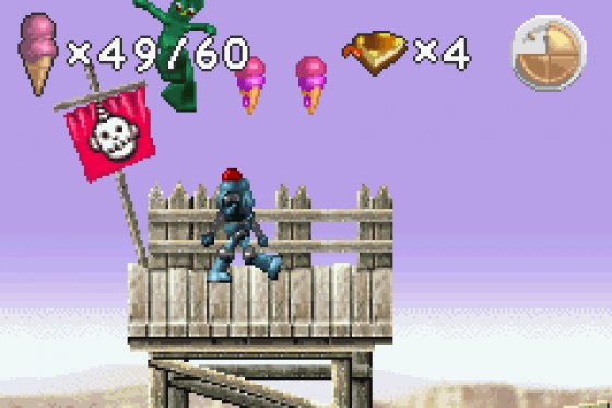 Gumby Vs. The Astrobots Screenshot 8 (Game Boy Advance)