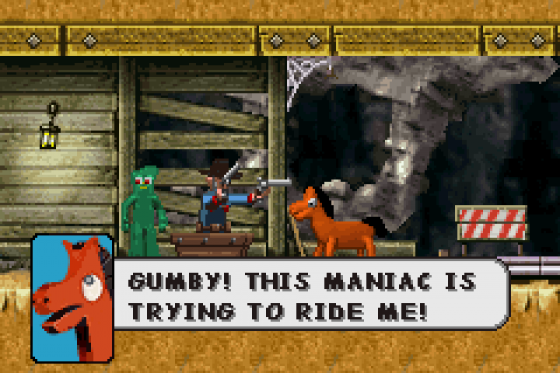 Gumby Vs. The Astrobots Screenshot 11 (Game Boy Advance)