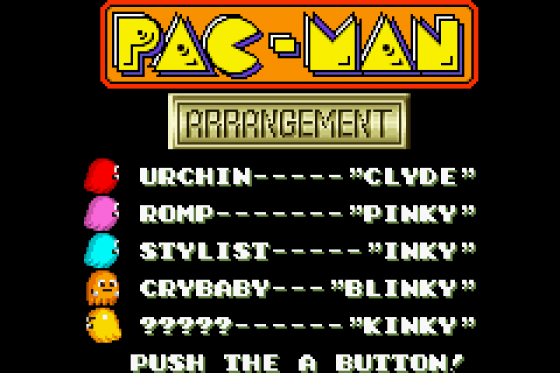 Pac Man Collection Screenshot 7 (Game Boy Advance)