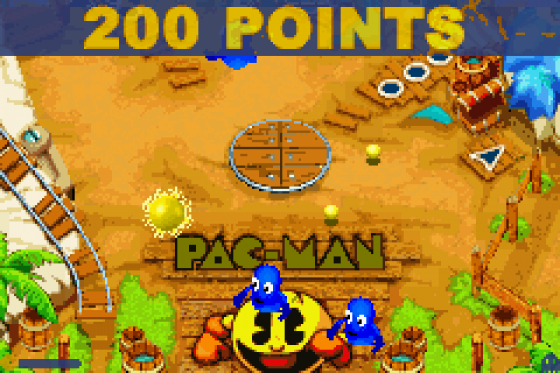 Pac Man Pinball Advance Screenshot 5 (Game Boy Advance)