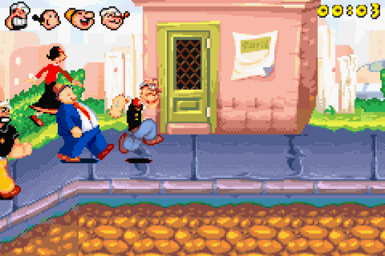 Popeye: Rush For Spinach Screenshot 5 (Game Boy Advance)