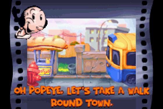 Popeye: Rush For Spinach Screenshot 7 (Game Boy Advance)