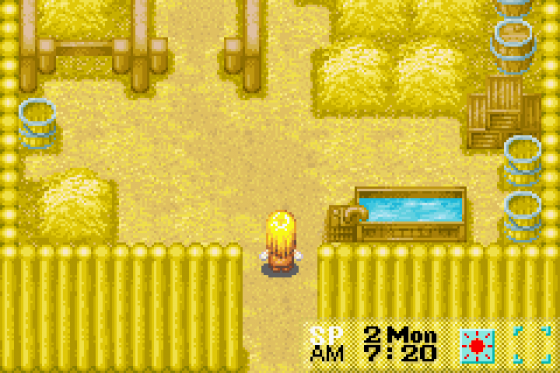 Harvest Moon: More Friends of Mineral Town Screenshot 7 (Game Boy Advance)