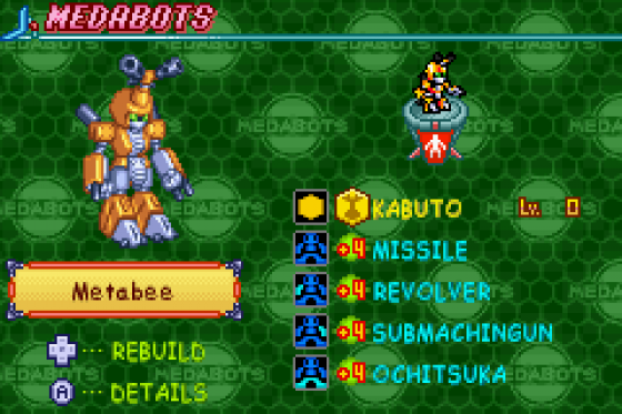 MedaBots: Metabee Screenshot 7 (Game Boy Advance)