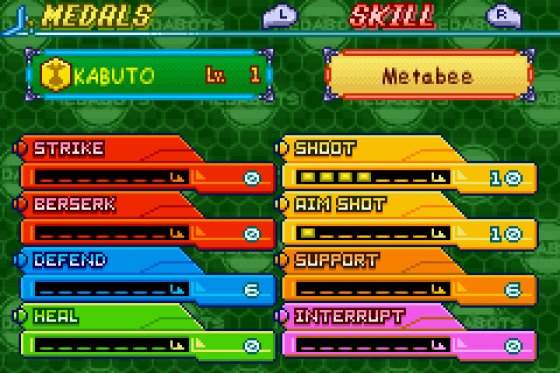 MedaBots: Metabee Screenshot 9 (Game Boy Advance)