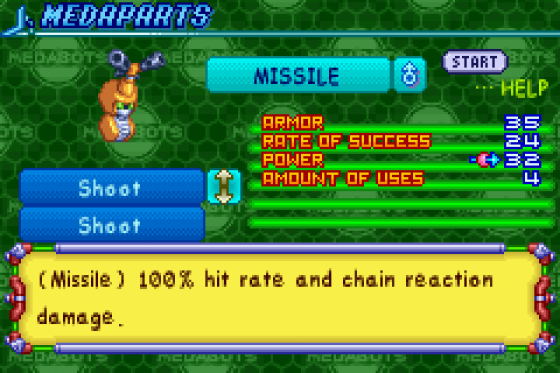 MedaBots: Metabee Screenshot 10 (Game Boy Advance)