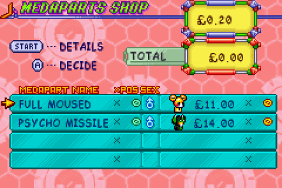 MedaBots: Metabee Screenshot 28 (Game Boy Advance)