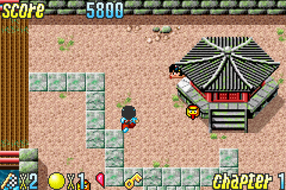 Pocky & Rocky with Becky Screenshot 6 (Game Boy Advance)