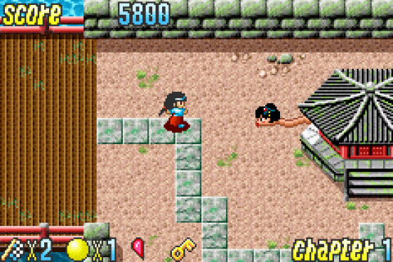 Pocky & Rocky with Becky Screenshot 7 (Game Boy Advance)