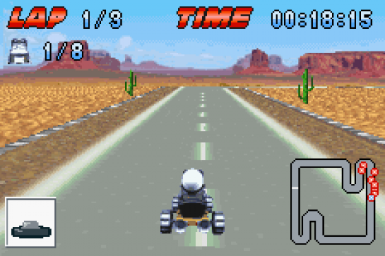 Crazy Frog Racer Screenshot 7 (Game Boy Advance)