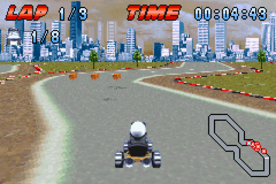 Crazy Frog Racer Screenshot 8 (Game Boy Advance)