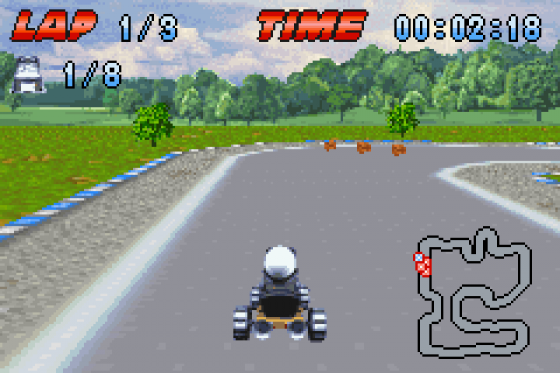 Crazy Frog Racer Screenshot 14 (Game Boy Advance)