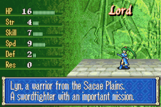 Fire Emblem Screenshot 14 (Game Boy Advance)