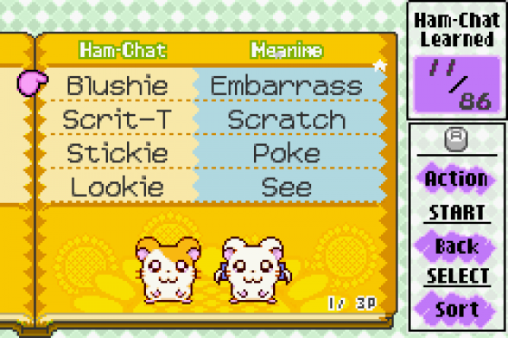 Hamtaro: Ham-Ham Heartbreak Screenshot 6 (Game Boy Advance)