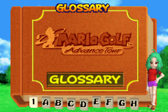 Mario Golf: Advance Tour Screenshot 7 (Game Boy Advance)