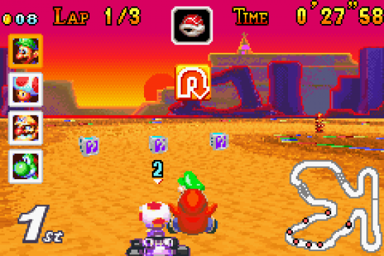 Mario Kart: Super Circuit Screenshot 15 (Game Boy Advance)