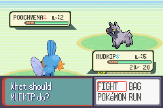 Pokémon Sapphire Version Screenshot 6 (Game Boy Advance)