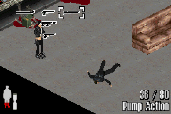 Max Payne Screenshot 31 (Game Boy Advance)