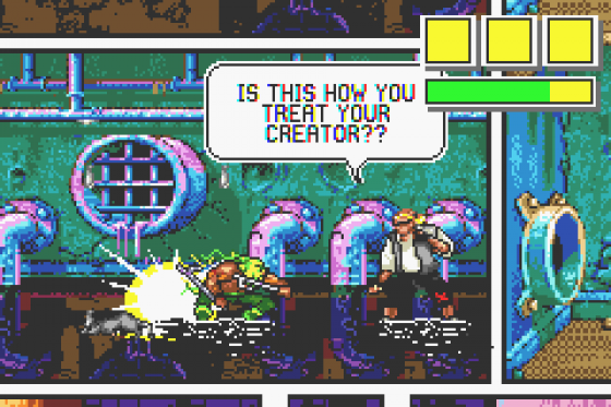 Comix Zone Screenshot 6 (Game Boy Advance)