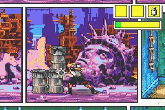 Comix Zone Screenshot 15 (Game Boy Advance)